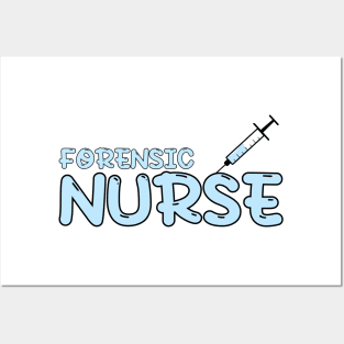 Forensic Nurse Blue Posters and Art